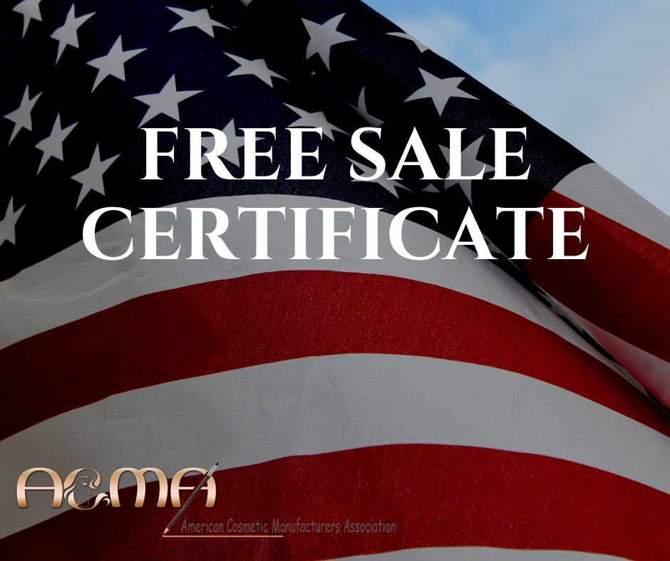 free sale certificate
