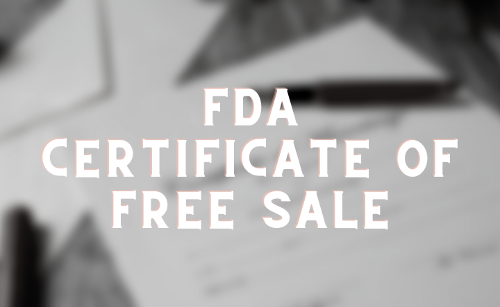 Free Sale Certificate FDA Things to Know Before You Buy